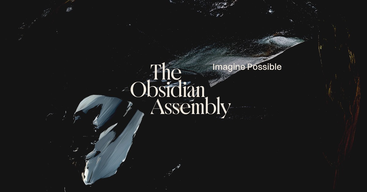 The Obsidian Assembly is an independent organization coordinating distributed spaces, operations, and product development across multiple locations.